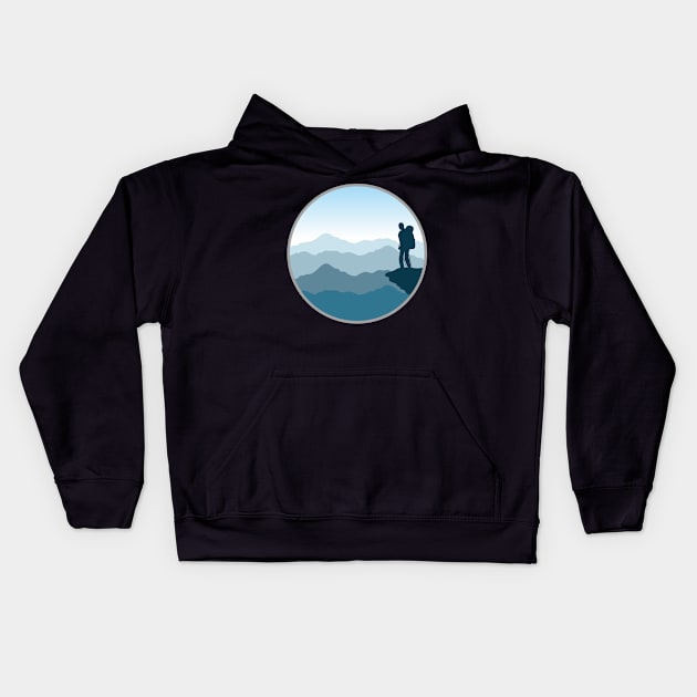 Hiking Kids Hoodie by ziiziilah